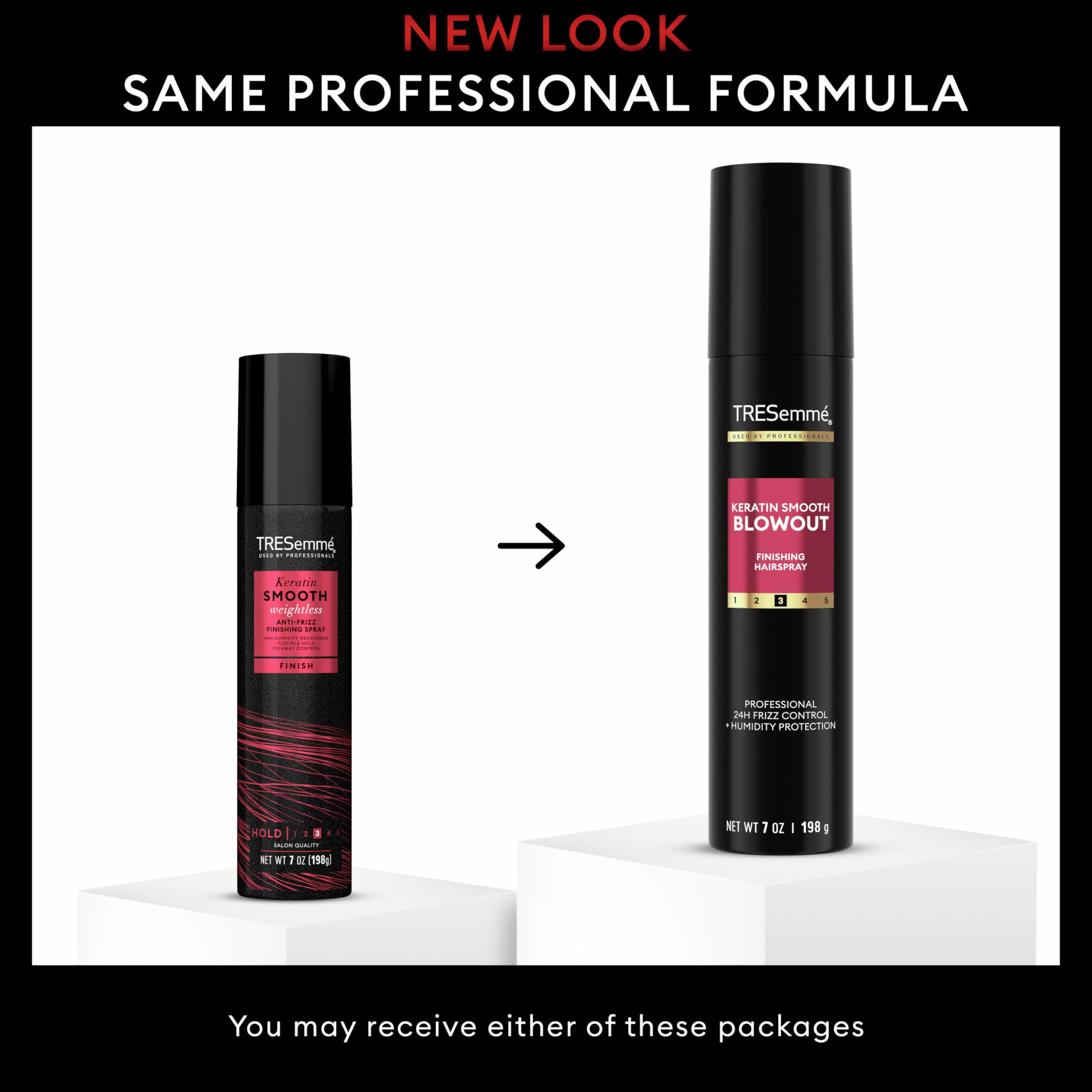 TRESemmé Anti-Frizz Finishing Spray Keratin Smooth for a Flexible Hold Weightless 7 Fl Oz