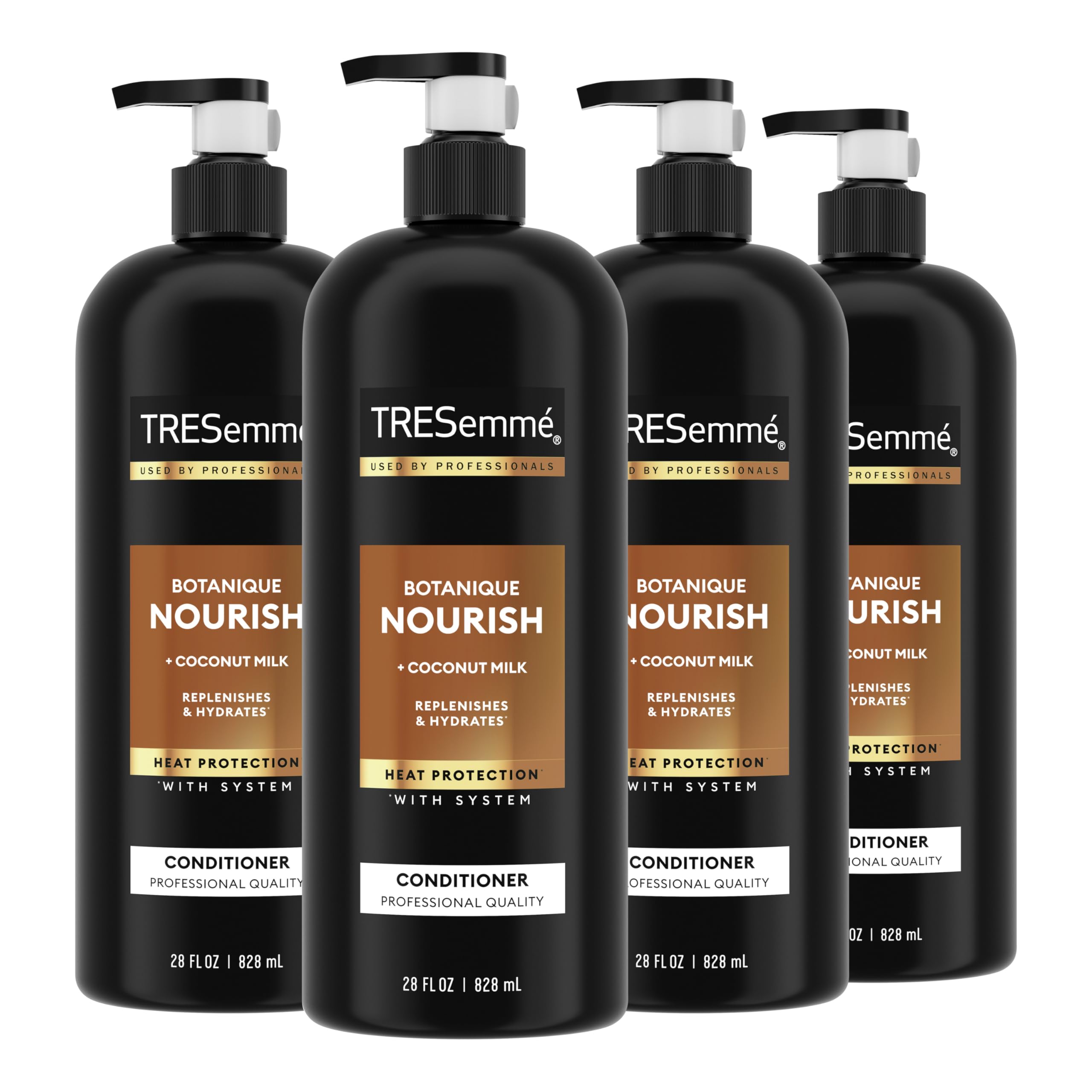 TRESemmé Conditioner Botanique Nourish 4 Pack With 100% Natural Coconut Milk and Aloe Vera 28 Fl Oz