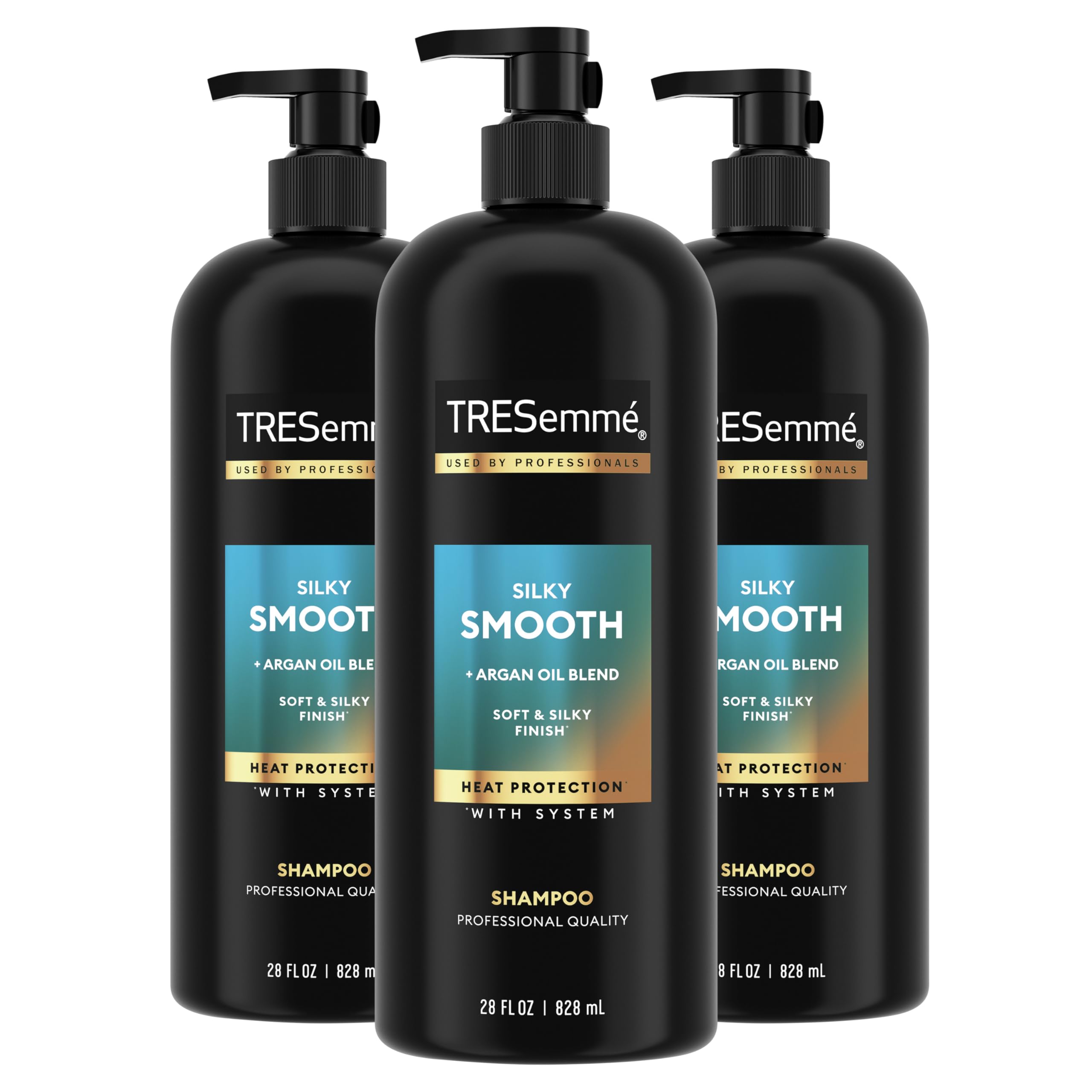 TRESemmé Anti-Frizz Shampoo 3 Count For Frizzy Hair Formulated With Pro Style Technology 28 Fl Oz
