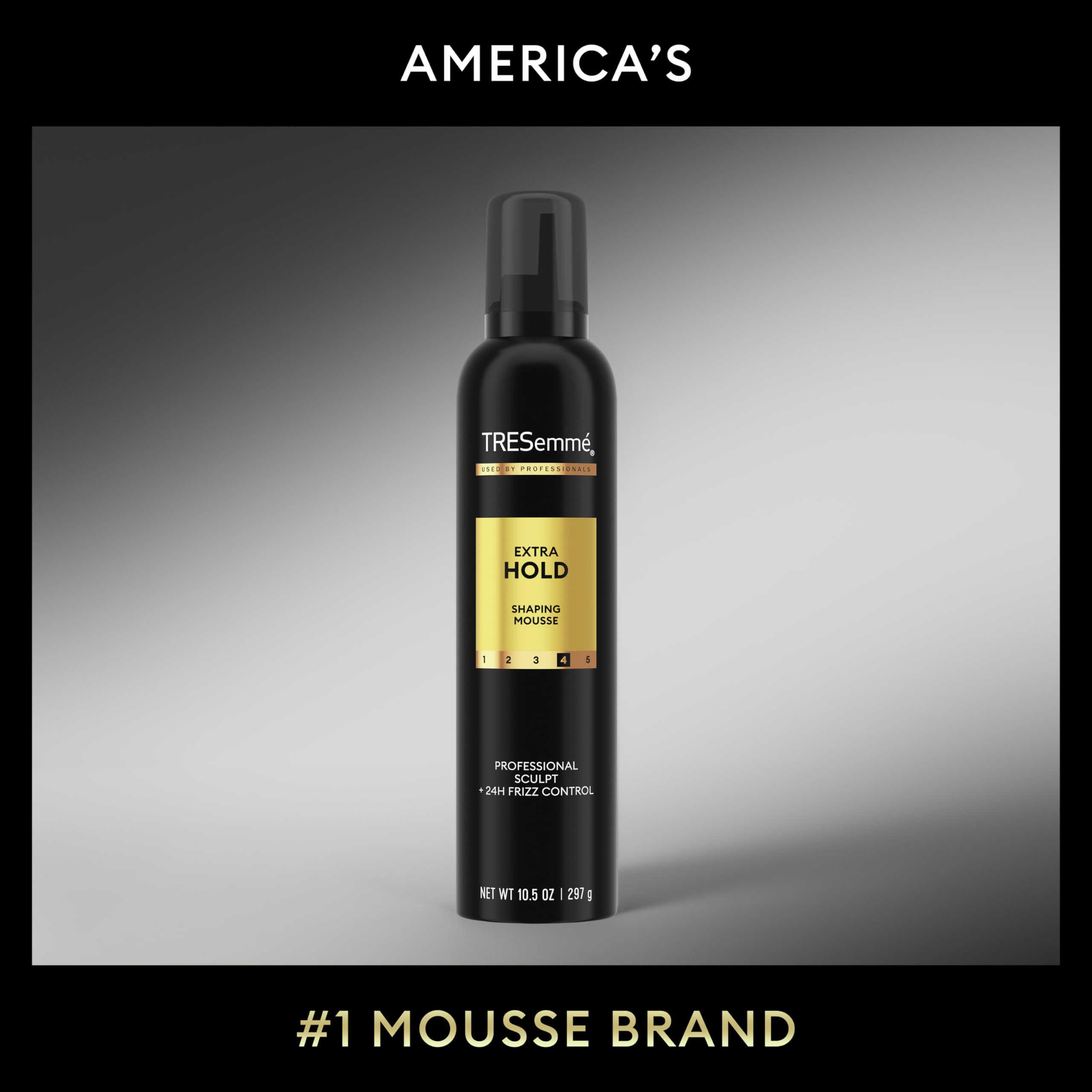 TRESemmé Hair Mousse Pack of 6 Extra Hold For 24H Touchable Hold & Volume with Pro Lock Tech 10.5 FL Oz